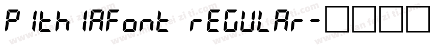 PITHIAfont regular字体转换